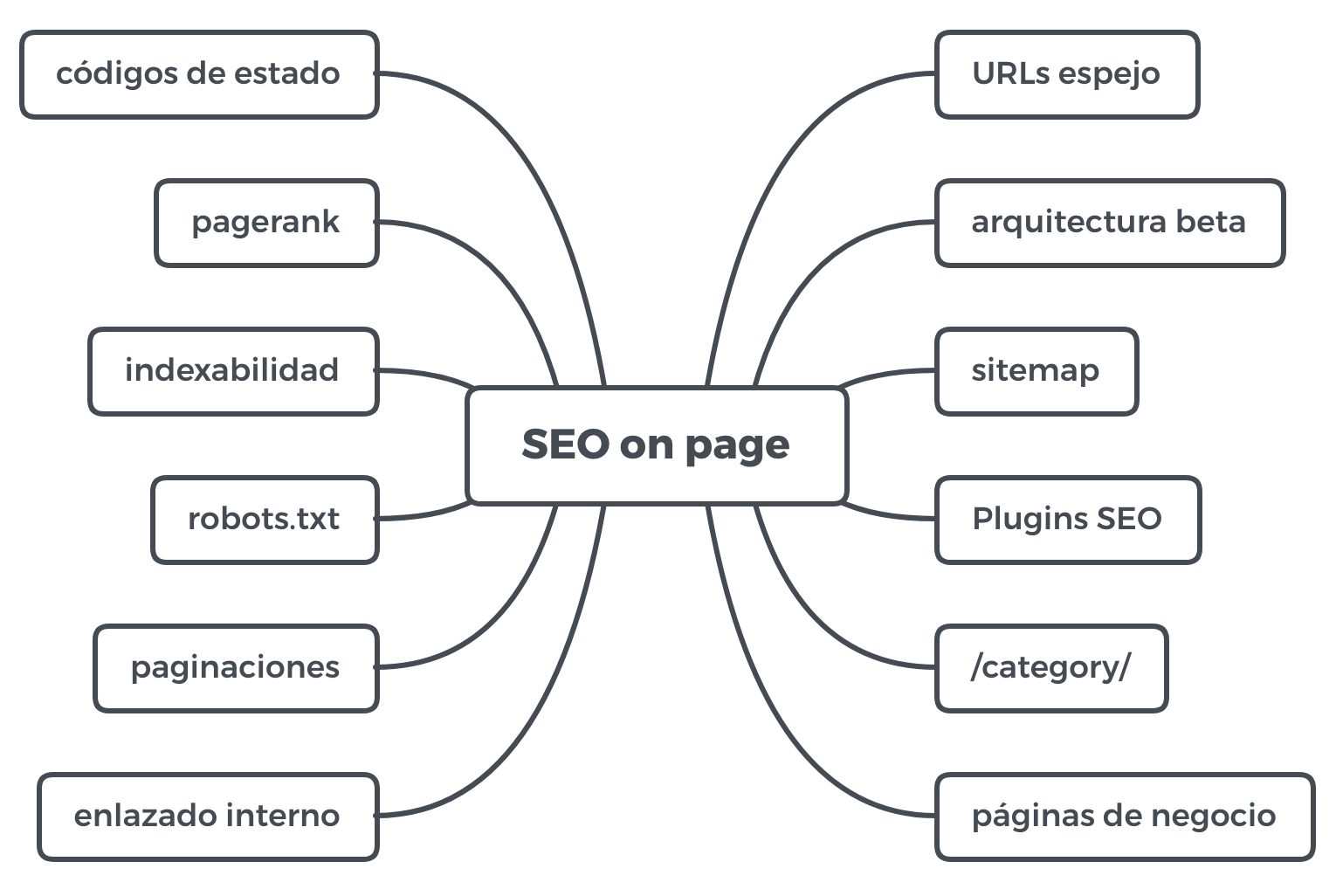 ramas del SEO on page 