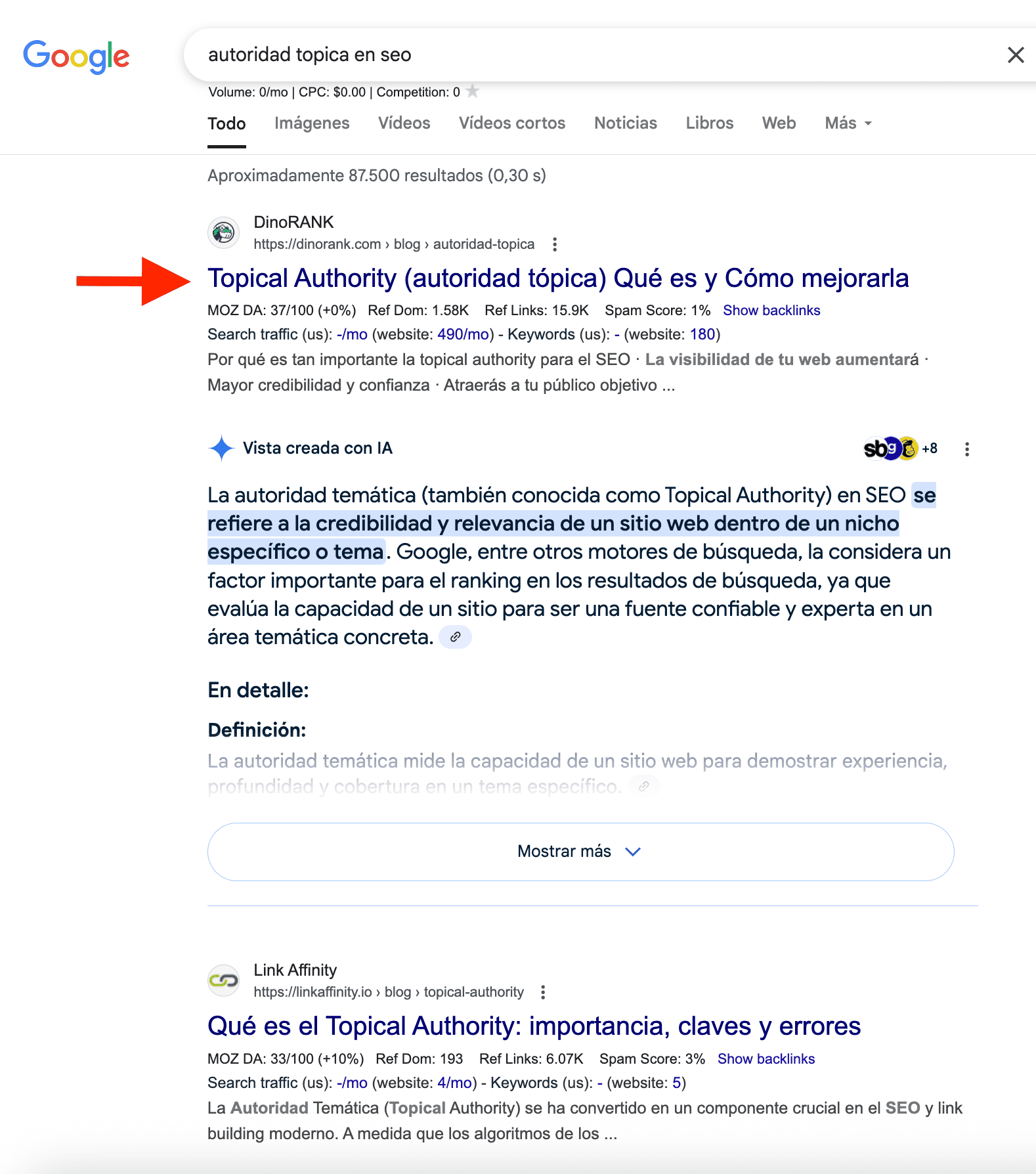 Autoridad Tópica en Google Autoridad Tópica en Google