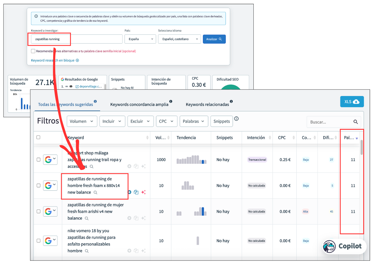Conseguir una long long tail Conseguir una long long tail