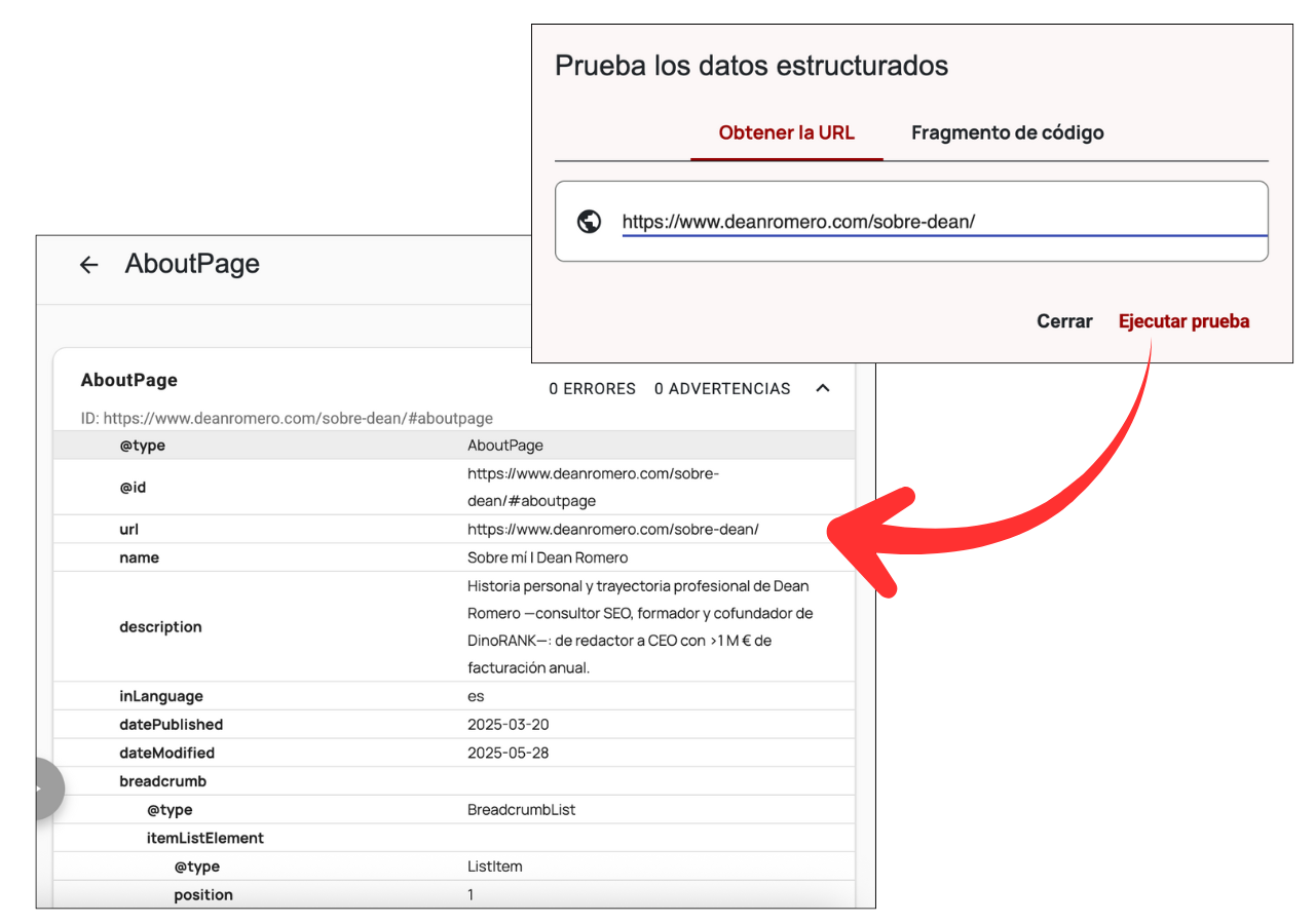 Página de sobre mí en Dean Romero Página de sobre mí en Dean Romero